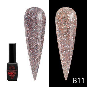 Disco Gel Polish, Global Fashion, reflective, 8 ml B11 12233 фото