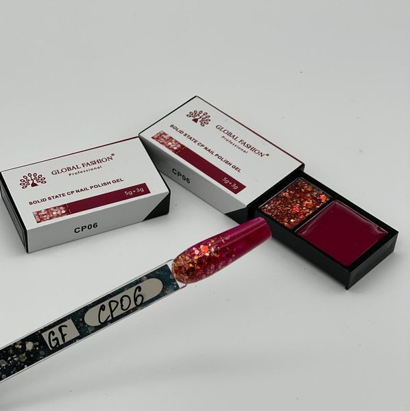 Гель фарба Solid state nail polish gel CP06 8гр 22020 фото