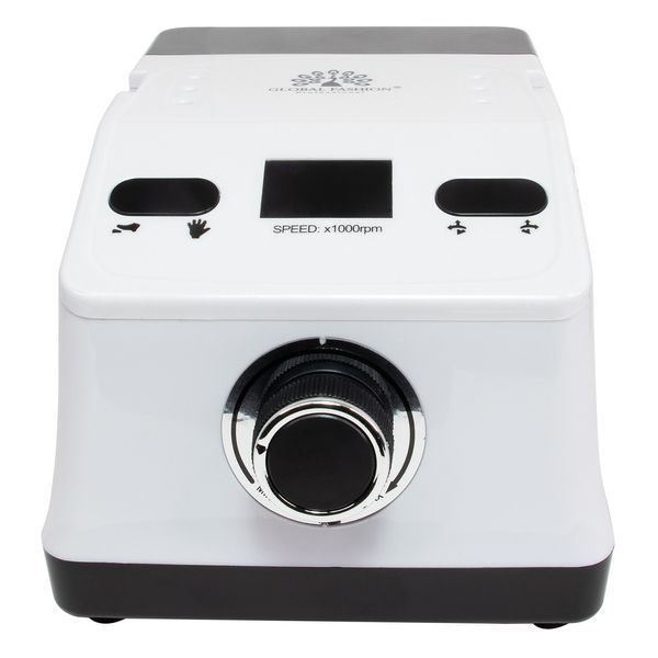 Апарат для манікюру та педикюру Global Fashion 50000 об 80W, ZS-718-white 15534 фото