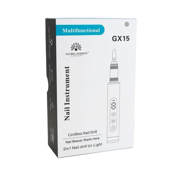 2in1 pen and UV flashlight, Global Fashion, 3W, 18k rpm, GX15, silver 24756 фото