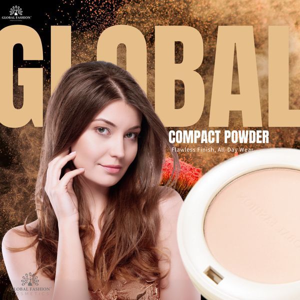 Матова пудра Global Fashion, matte finish powder, 12gr, G02 24981 фото