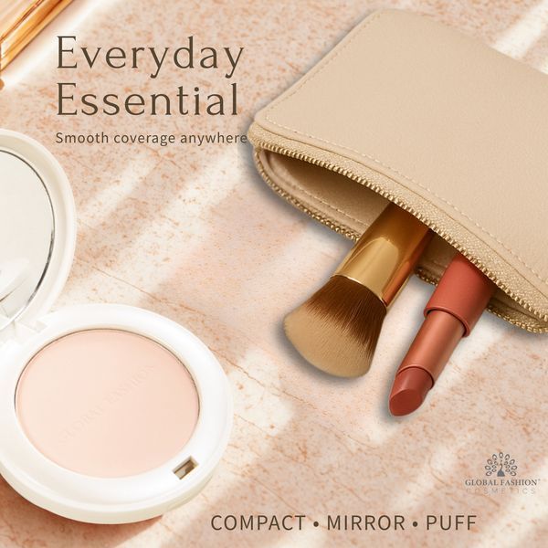 Матова пудра Global Fashion, matte finish powder, 12gr, G02 24981 фото