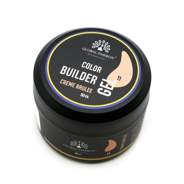 Гель для моделювання нігтів 50 г, Color Builder Gel 11- Creme brulee 26242 фото