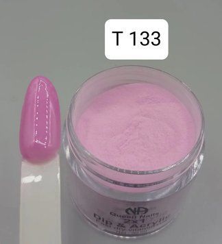 Акрилова пудра 2&times;1 dip & acrylic Queen Nails Т 133, 10 г 2970678332 фото