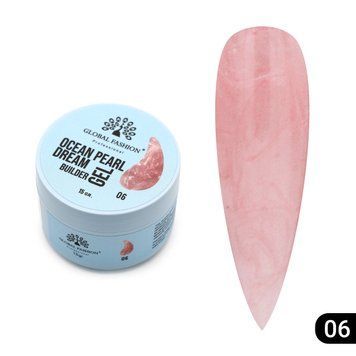Гель для моделювання нігтів 15 г, Ocean Pearl Dream Builder Gel 06 26208 фото