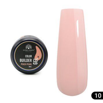 Гель для моделювання нігтів 50 г, Color Builder Gel 10- Peach pearl 26243 фото