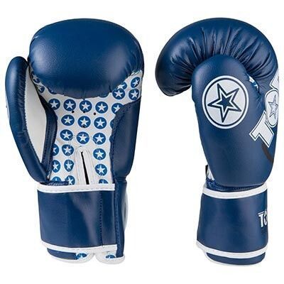 Боксерські рукавички TopTen WARRIOR, PVC, 10 oz, синій TTW-10B фото