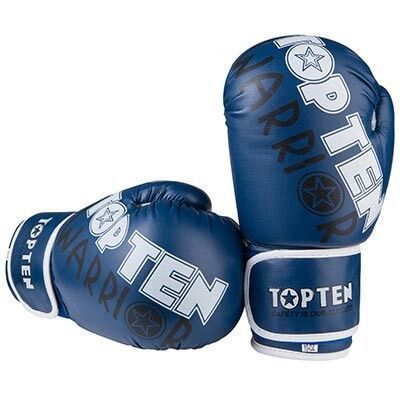 Боксерські рукавички TopTen WARRIOR, PVC, 10 oz, синій TTW-10B фото