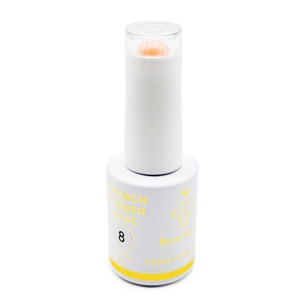 Френч каучуковая база Hema free 08 Bee Nails, 8 мл 25183 фото