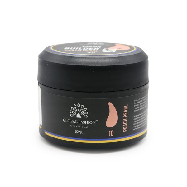 Гель для моделирования ногтей 50 г, Color Builder Gel 10- Peach pearl 26243 фото