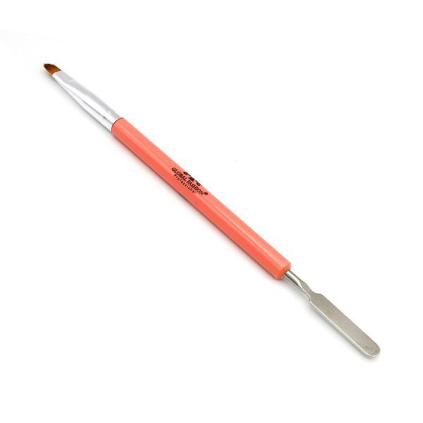 Кисточка для полигеля (Polygel) Global Fashion N6, двусторонняя с лопаткой 5670 фото