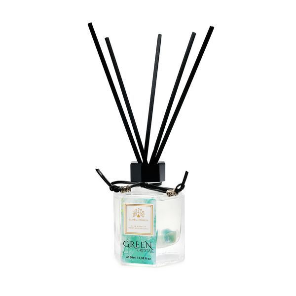 Ароматический диффузор Global Fashion, 100 ml, Green crystal 22423 фото