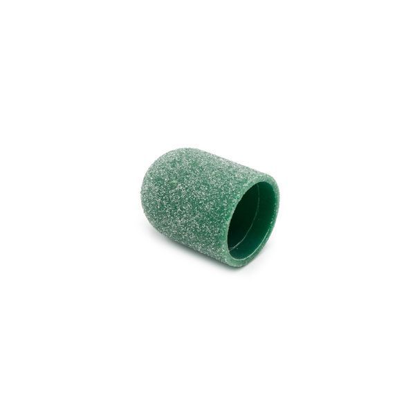 Ковпачок 13*19 мм, #120 для педикюру, green 1 шт 16123 фото