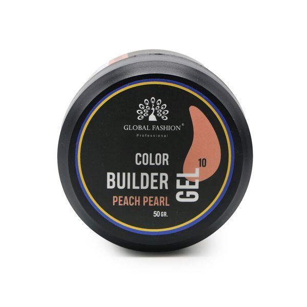 Гель для моделирования ногтей 50 г, Color Builder Gel 10- Peach pearl 26243 фото
