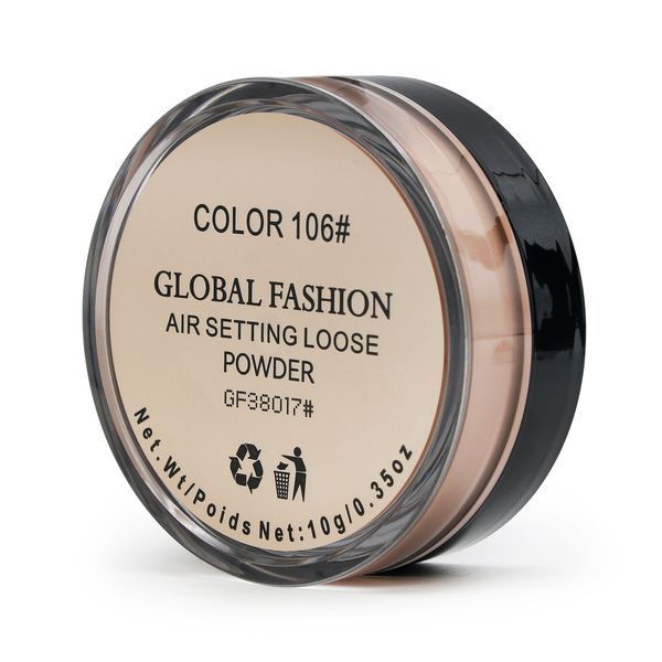 Розсипчаста повітряна пудра Global Fashion, GF38017, #106 24432 фото