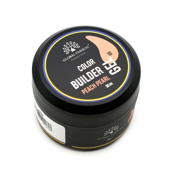 Гель для моделирования ногтей 50 г, Color Builder Gel 10- Peach pearl 26243 фото