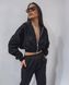 Костюм женский двухнитка (штаны и кофта) RAZ-1455 (42 - 50 р.) Чёрный RAZ-1455 фото 3
