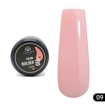 Гель для моделювання нігтів 50 г, Color Builder Gel 09- Peach 26244 фото