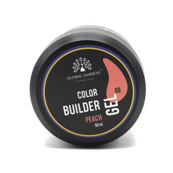 Гель для моделювання нігтів 50 г, Color Builder Gel 09- Peach 26244 фото