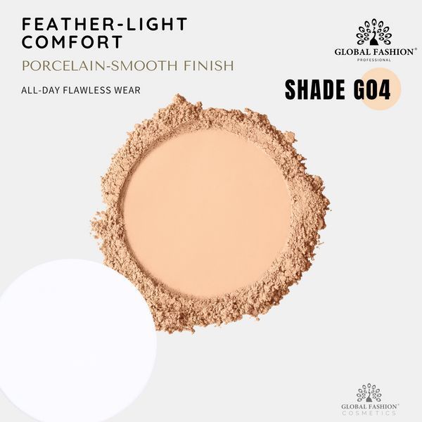 Матова пудра Global Fashion, matte finish powder, 12gr, G04 24983 фото