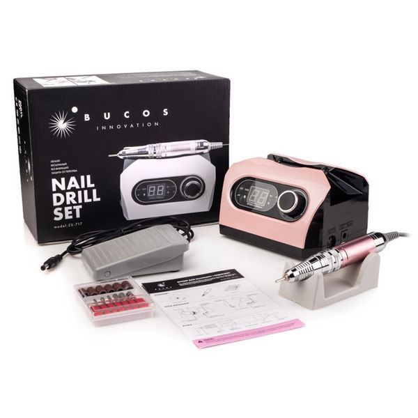 Фрезер для маникюра Nail Drill ZS-717 PRO PINK 65 Ватт, 35 000 об 2970677161 фото