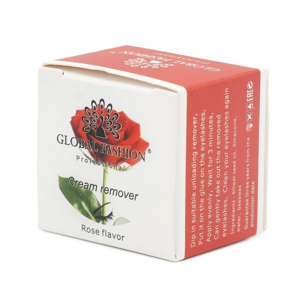 Крем для зняття вій, Cream Remover, Rose flavor, 10 гр 22145 фото