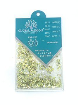 Декор для нігтів 3D, Global Fashion, Diamond, колір оливковий 14554 фото