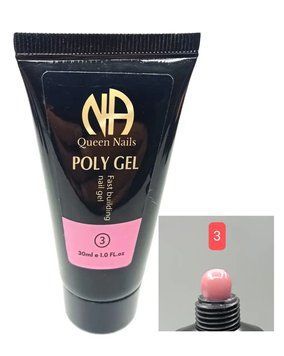 Полігель (акригель) для нігтів Queen Nails No 03, 30 мл 2970678005 фото