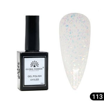 Гель лак Global Fashion, Gel polish&nbsp;15&nbsp;ml,&nbsp;113 23950 фото