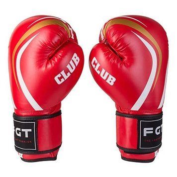 Боксерські рукавички CLUB FGT, Flex, 10oz, червоний FCLUB-101 фото