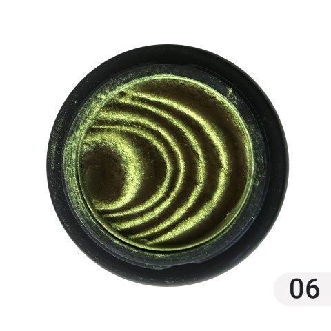 Утирка металлизированная цветная и пигмент Кошка No6 4749 фото