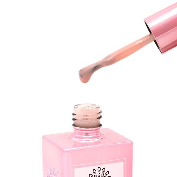 Каучукова база для гель лаку френч, Rubber Base Coat French, 15 мл, Global Fashion 08 8102 фото