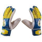 Вратарские перчатки Latex Foam REALMADRID, жёлто-синий, размер 8 GGLG-RM8 фото