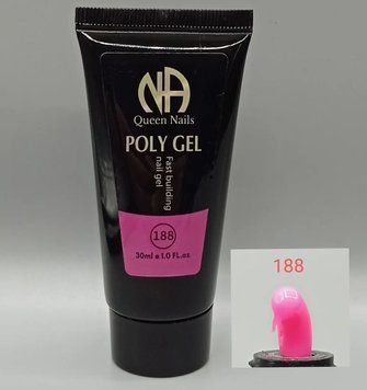 Полігель (акригель) для нігтів Queen Nails No 188, 30 мл 2970678000 фото