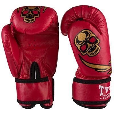 Боксерські рукавички Twins, PVC, 4 oz, червоний TW-4R фото