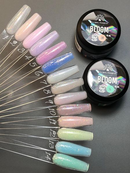 Гель для моделювання нігтів 15 г, Bloom Gel 12 22242 фото