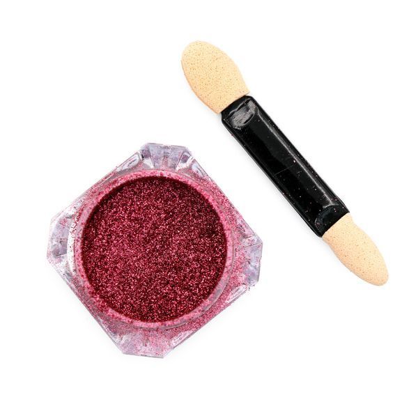 Втирка для нігтів Holographic rose Global Fashion G85 9199 фото