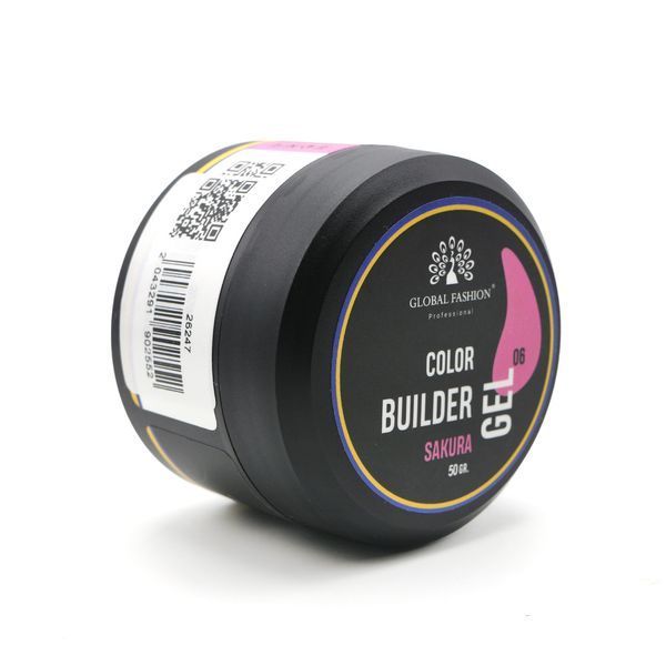 Гель для моделирования ногтей 50 г, Color Builder Gel 06- Sakura 26247 фото