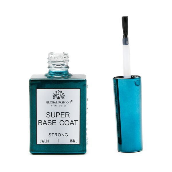 База для нігтів Super Strong Base Coat, Global Fashion, 15 мл 22002 фото