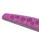 Nail file with ruler, 180/240, violet 25568 фото 8