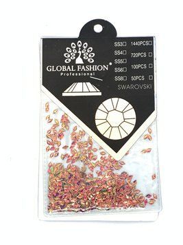 Декор для нігтів 3D (ромбики) Swarovski Global Fashion Crimson 14546 фото