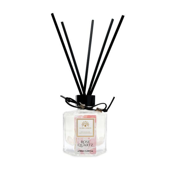 Ароматический диффузор Global Fashion, 100 ml, Rose quartz 22428 фото