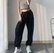 Штаны женские спортивные двухнитка RAZ-4205 (42 - 48 р.) Чёрные RAZ-4205 фото 2