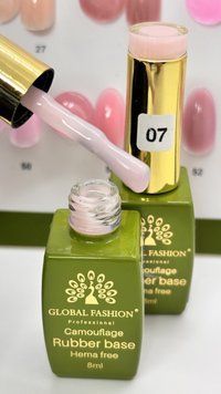 Камуфлирующая база для ногтей, Hema free 07, 8 мл 23802 фото