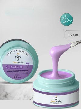 Ice Neon Builder Gel 7 Bee Nails, 15 ml 26583 фото