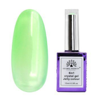 Gel build-up 6 in 1 crystal gel jelly color, 15 ml, 6601 23751 фото
