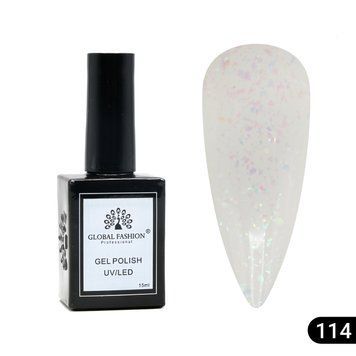 Гель лак Global Fashion, Gel polish&nbsp;15&nbsp;ml,&nbsp;114 23951 фото