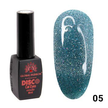 Disco Cateyes Global Fashion Gel Lacquer 8 ml, Reflective, 005 12156 фото