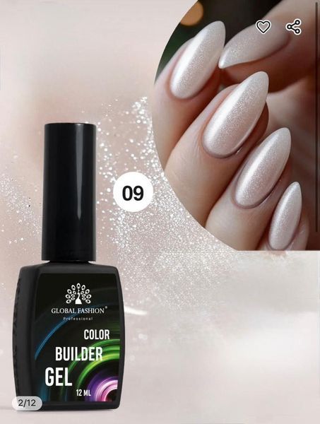 Цветной гель для ногтей Color Builder Gel 12 мл, 09 18962 фото