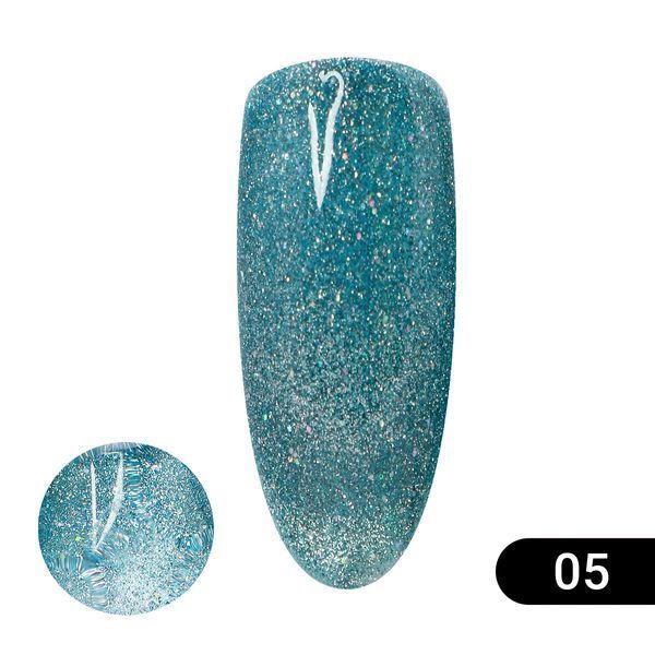 Disco Cateyes Global Fashion Gel Lacquer 8 ml, Reflective, 005 12156 фото